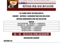 悟空前期攻略技巧（教你如何在游戏开局阶段提升悟空的技能）