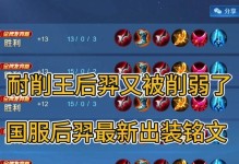 如何调整攻略最新英雄的出装？（以后裔为例，实用的出装建议与技巧分享）